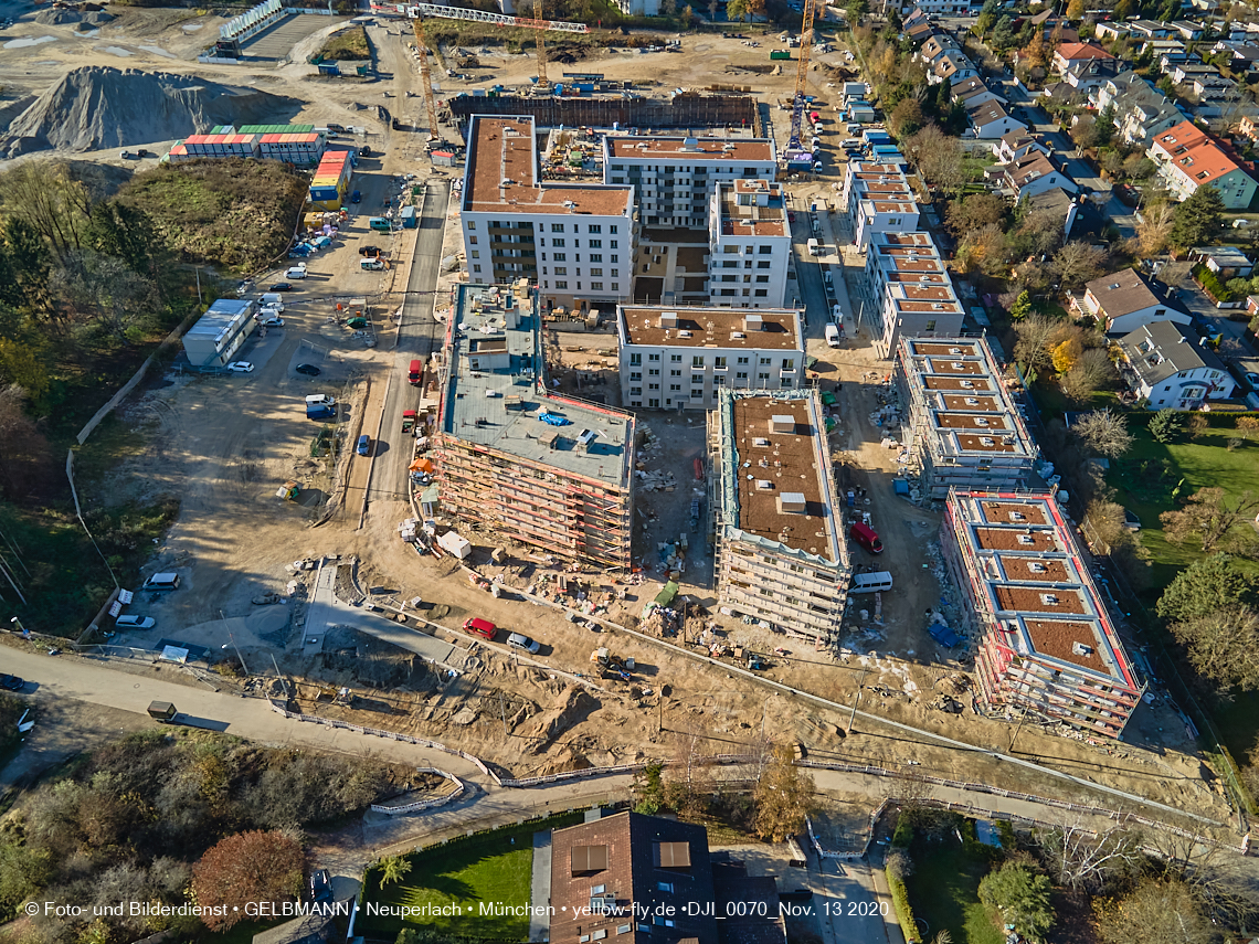 13.11.2020 - Piederstorfer Gelände und Alexisqaurtier am Karl-Marx-Ring in Neuperlach